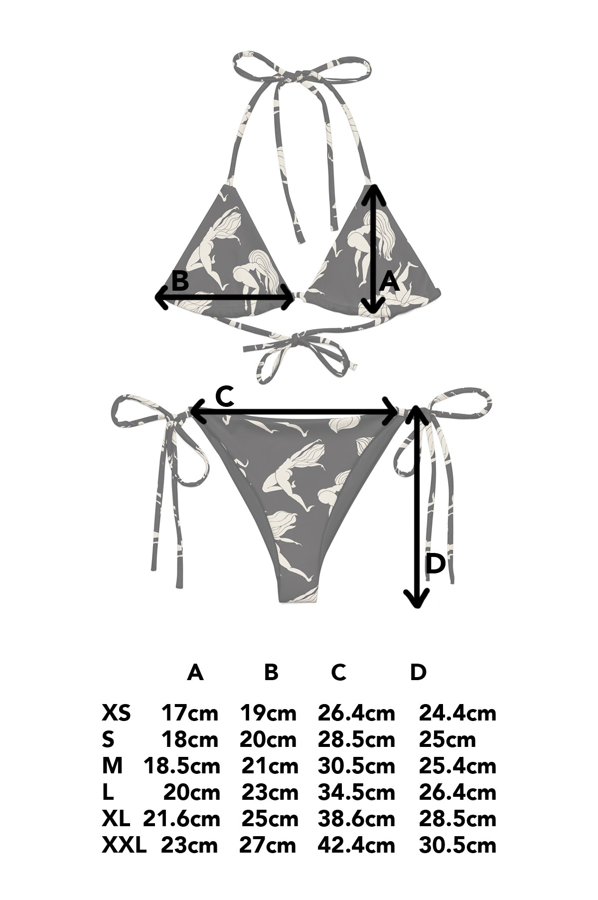 Bikini kopalke Krivopetnice črne