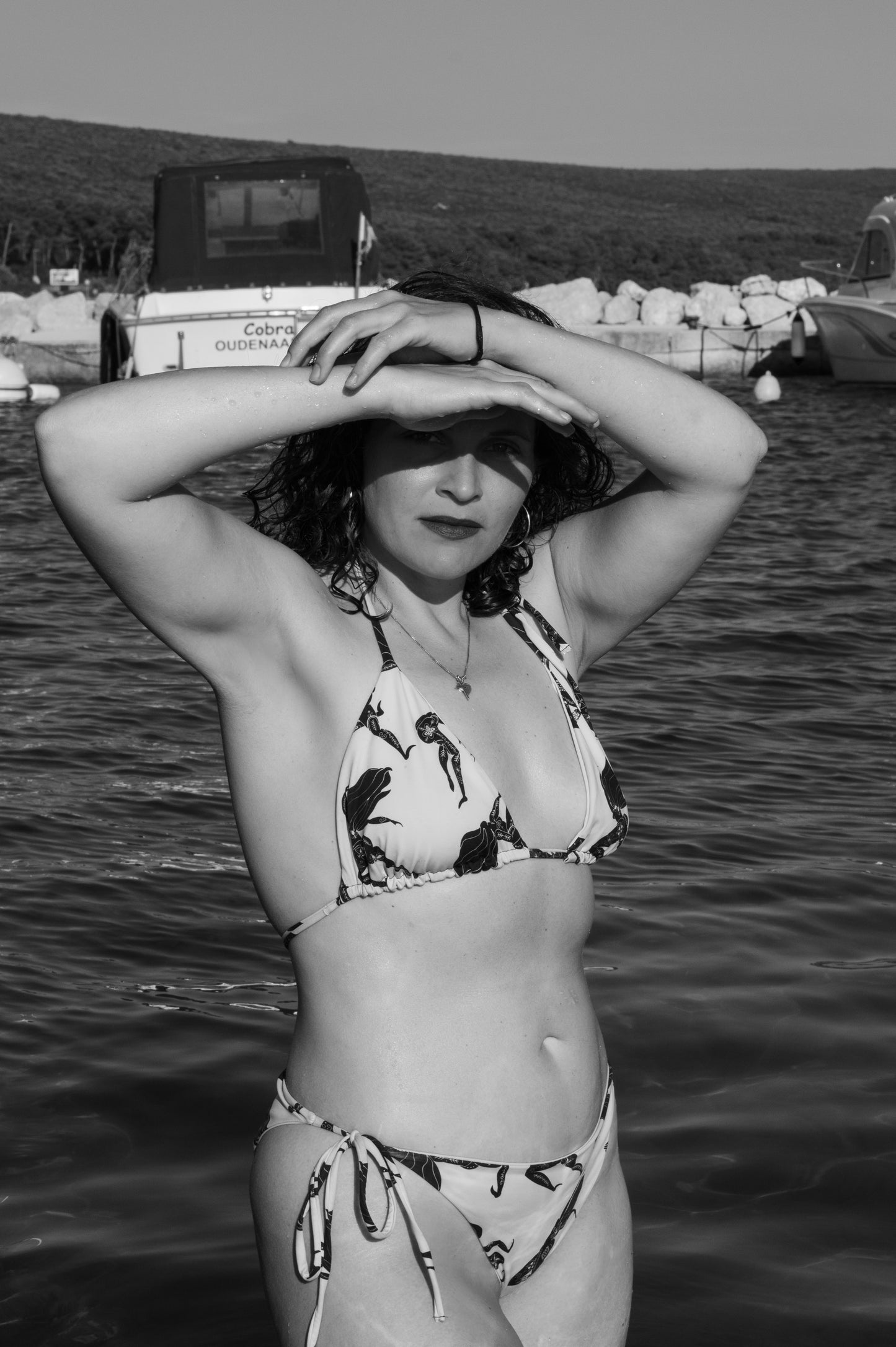 Bikini kopalke Krivopetnice bež