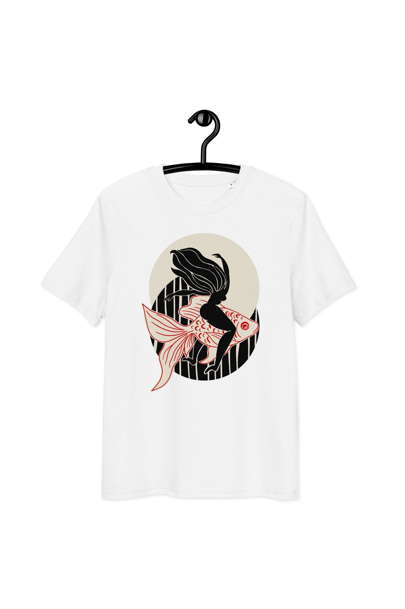 Unisex organic cotton T-shirt On A Fish
