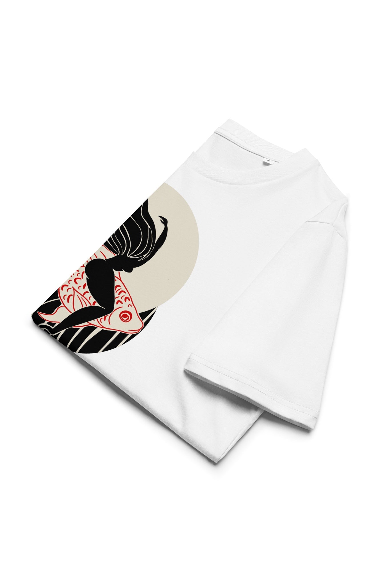 Unisex organic cotton T-shirt On A Fish