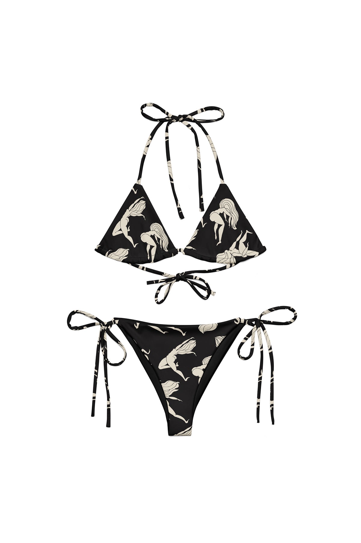 Bikini kopalke Krivopetnice črne