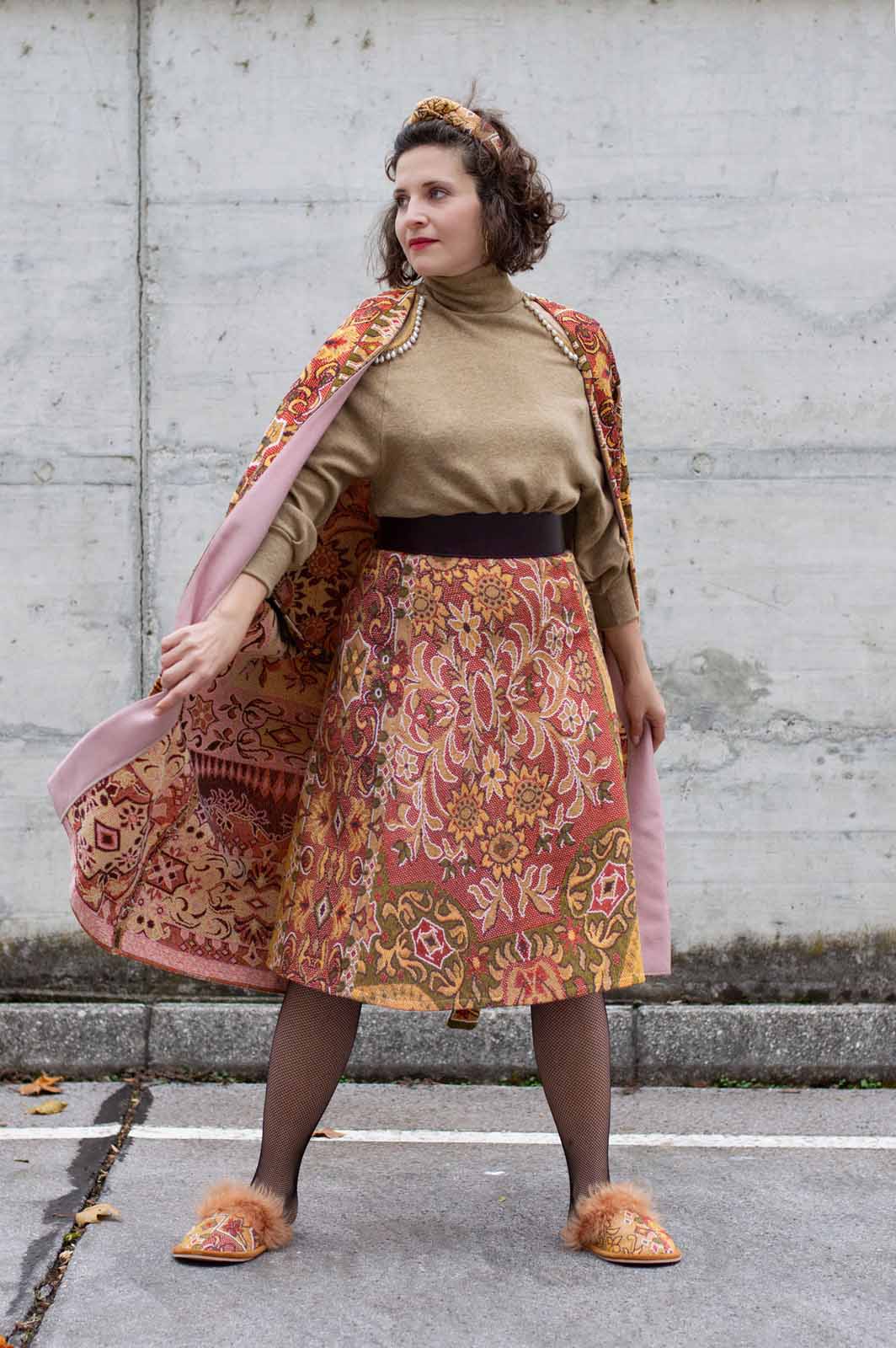 Artisanal unikatno krilo iz tapiserije Helena