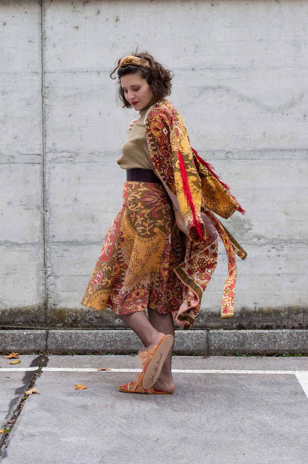 Artisanal unikatno krilo iz tapiserije Helena