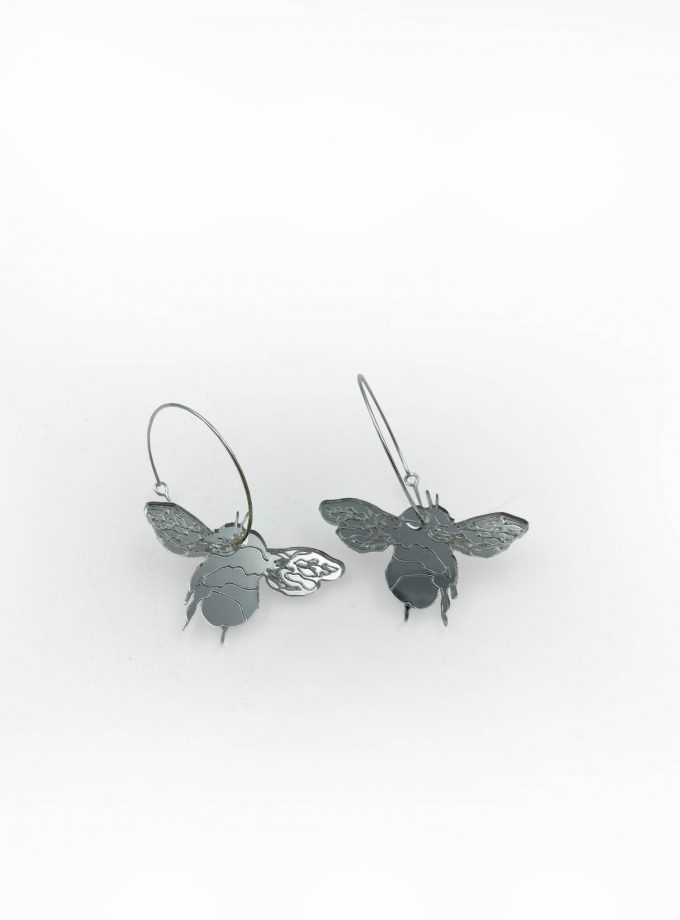 jkh silver bee hoops earrings julia kaja hrovat online shop plexi glass earrings