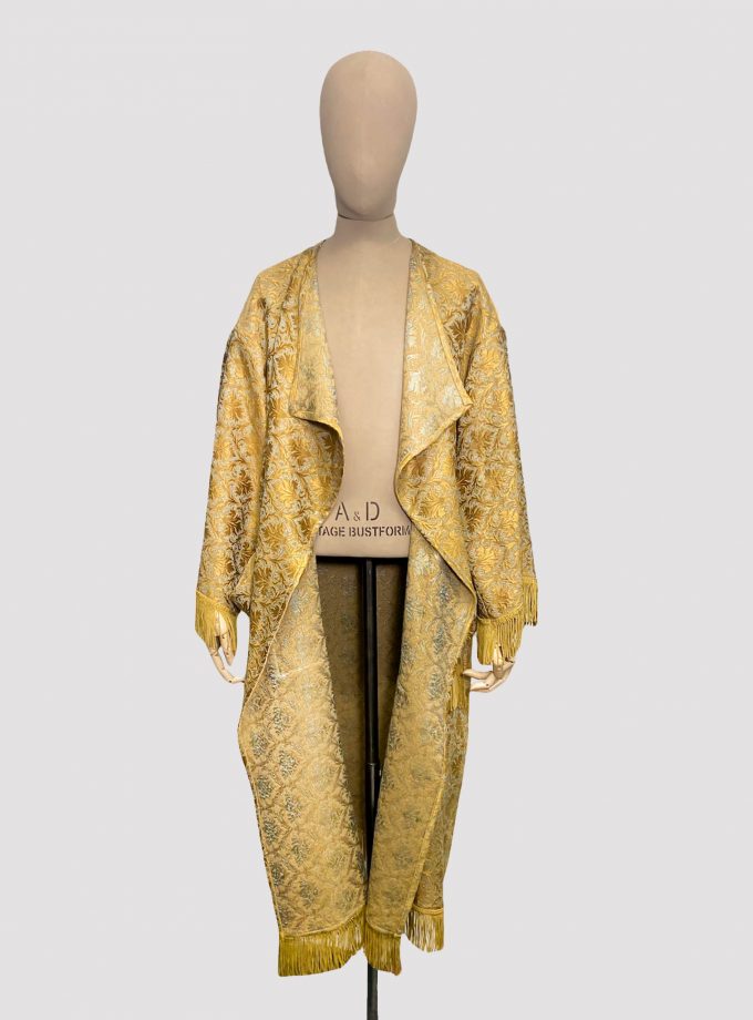 jkh tapestry gold kimono coat boho etno chic