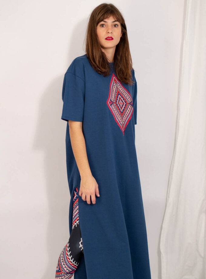 t-dress JKH print cozy dress