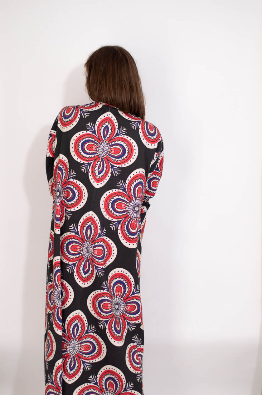all-over printed jersey dress