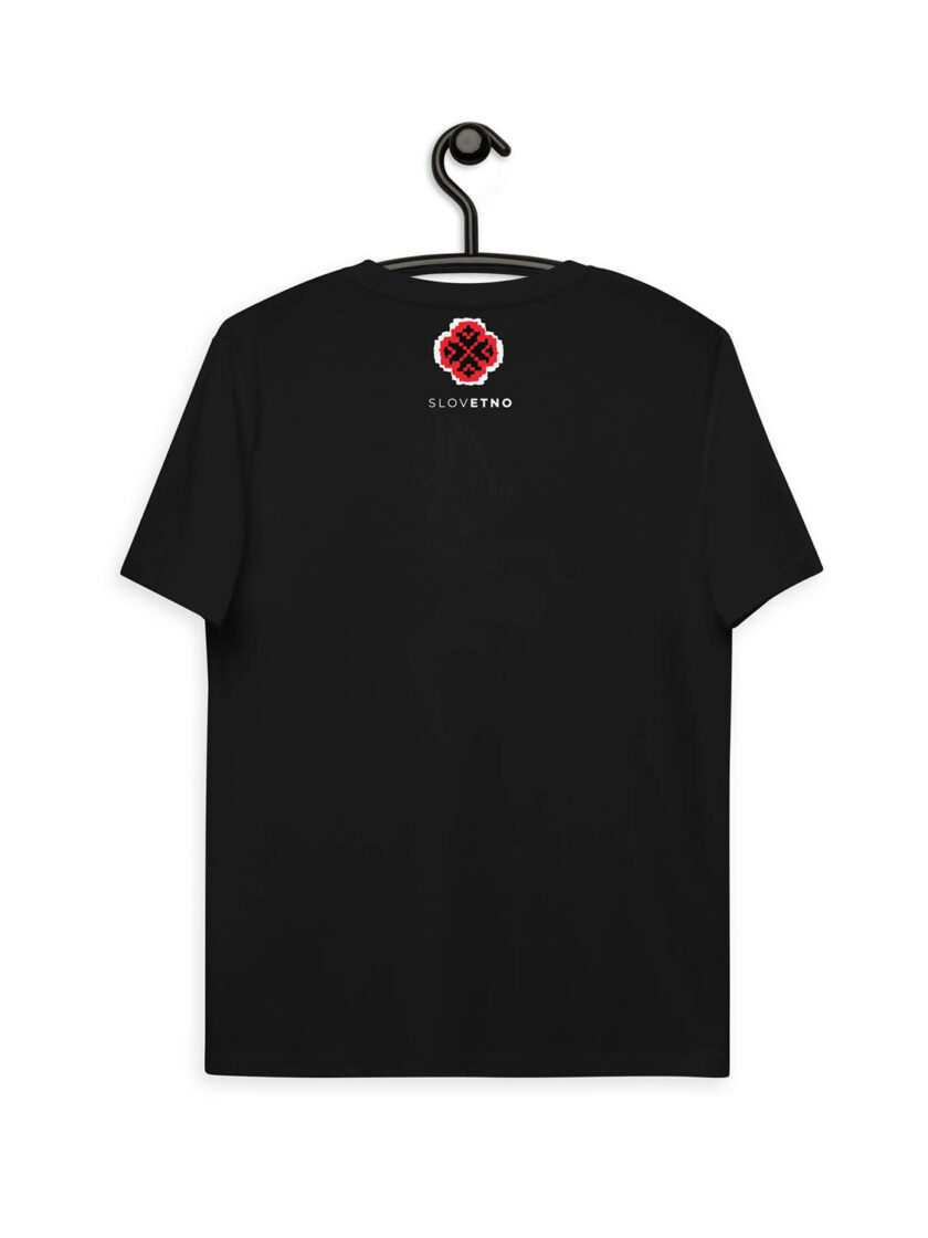 black printed tshirt organic cotton unsex graphic tshirt