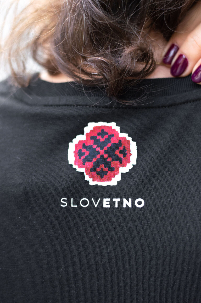 jkh slovetno organic cotton tshirt with flower print