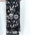 jkh identity wool scarf with fringe