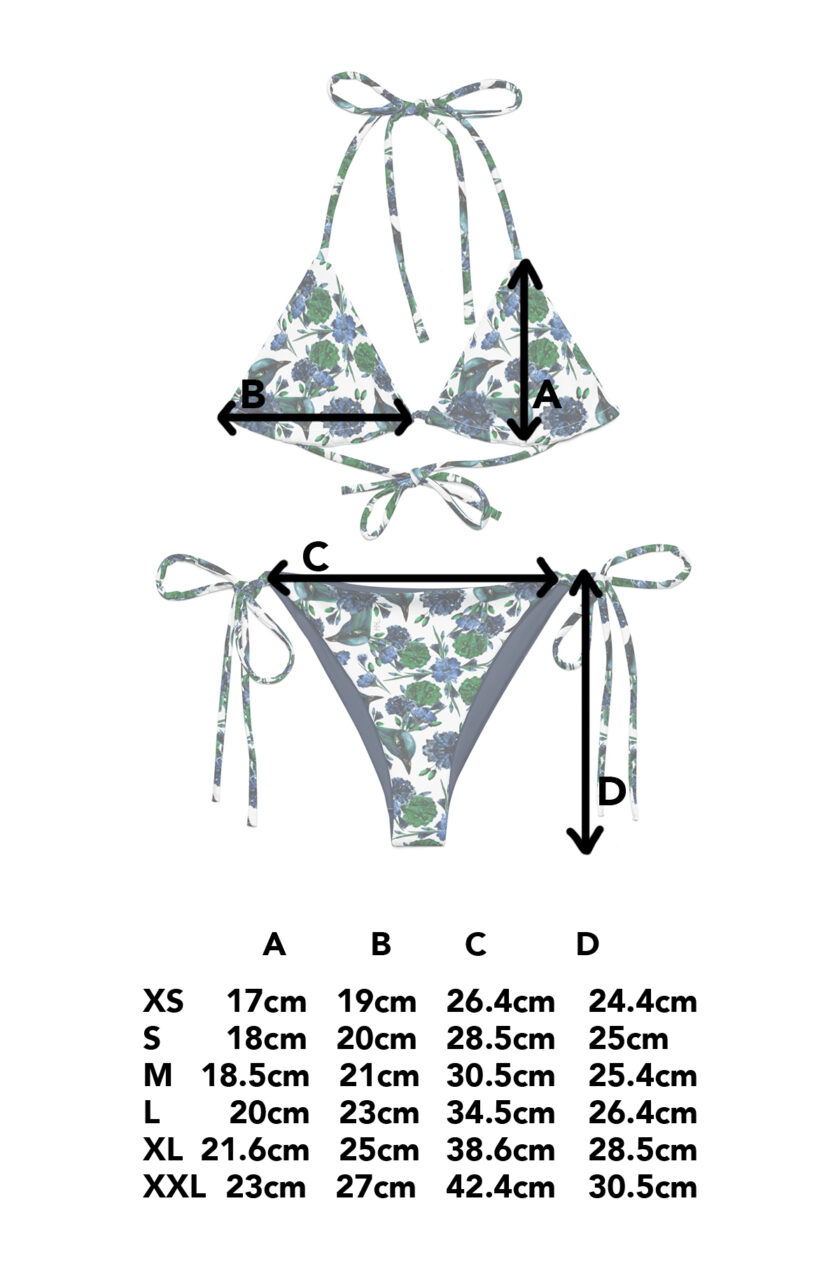 jkh identity allover print recycled bikini