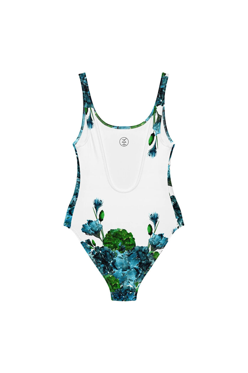 jkh identity all over printed swimsuit floral pattern