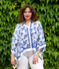 JKH identity square scarf top
