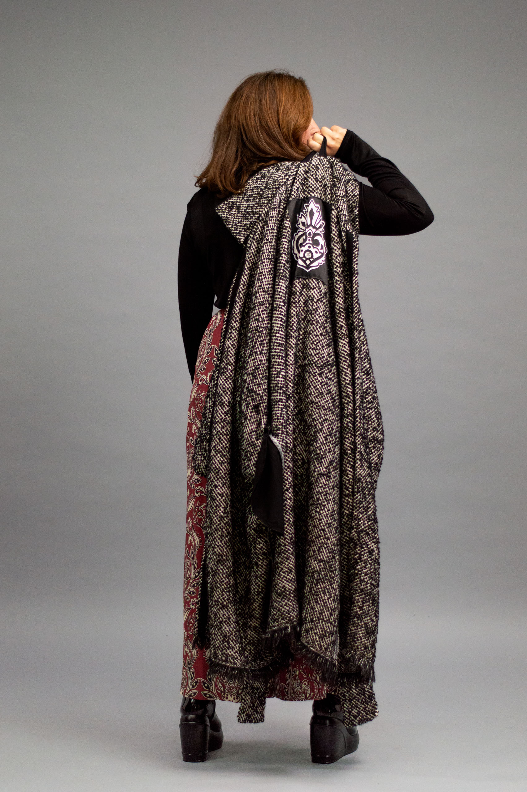 jkh-blackandwhite-cardigain-1 JKH identity black and white cardigan coat