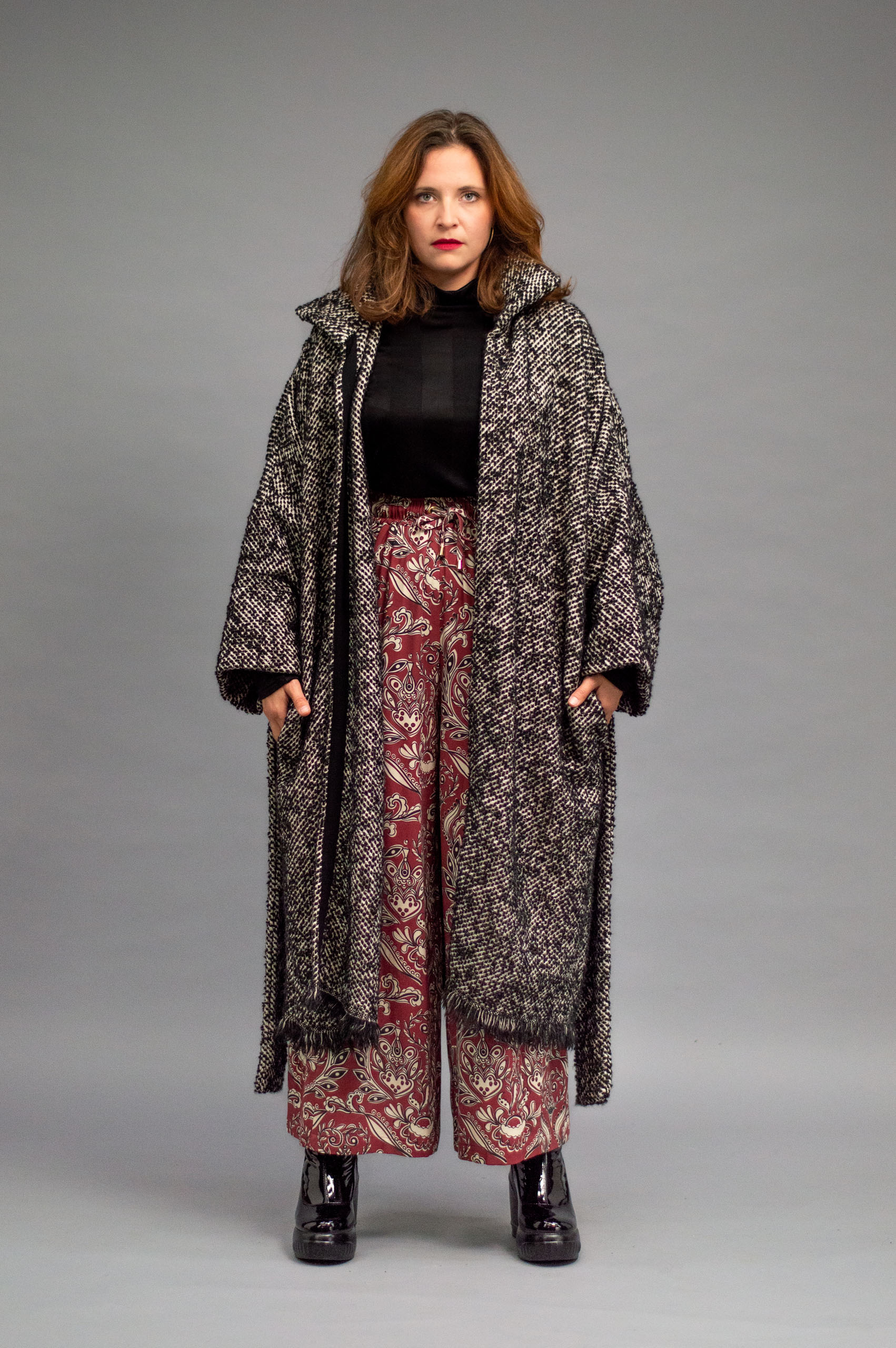 jkh-blackandwhite-cardigain-2 JKH identity black and white cardigan coat