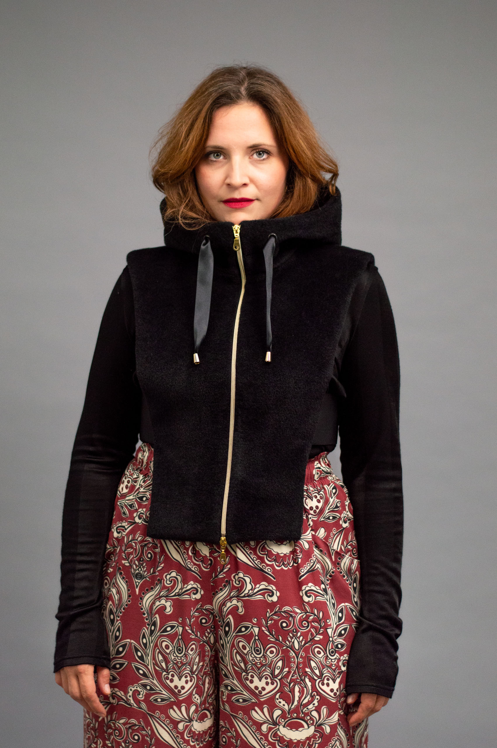 jkh-blackcoat-1 JKH identity black wool coat and hood vest