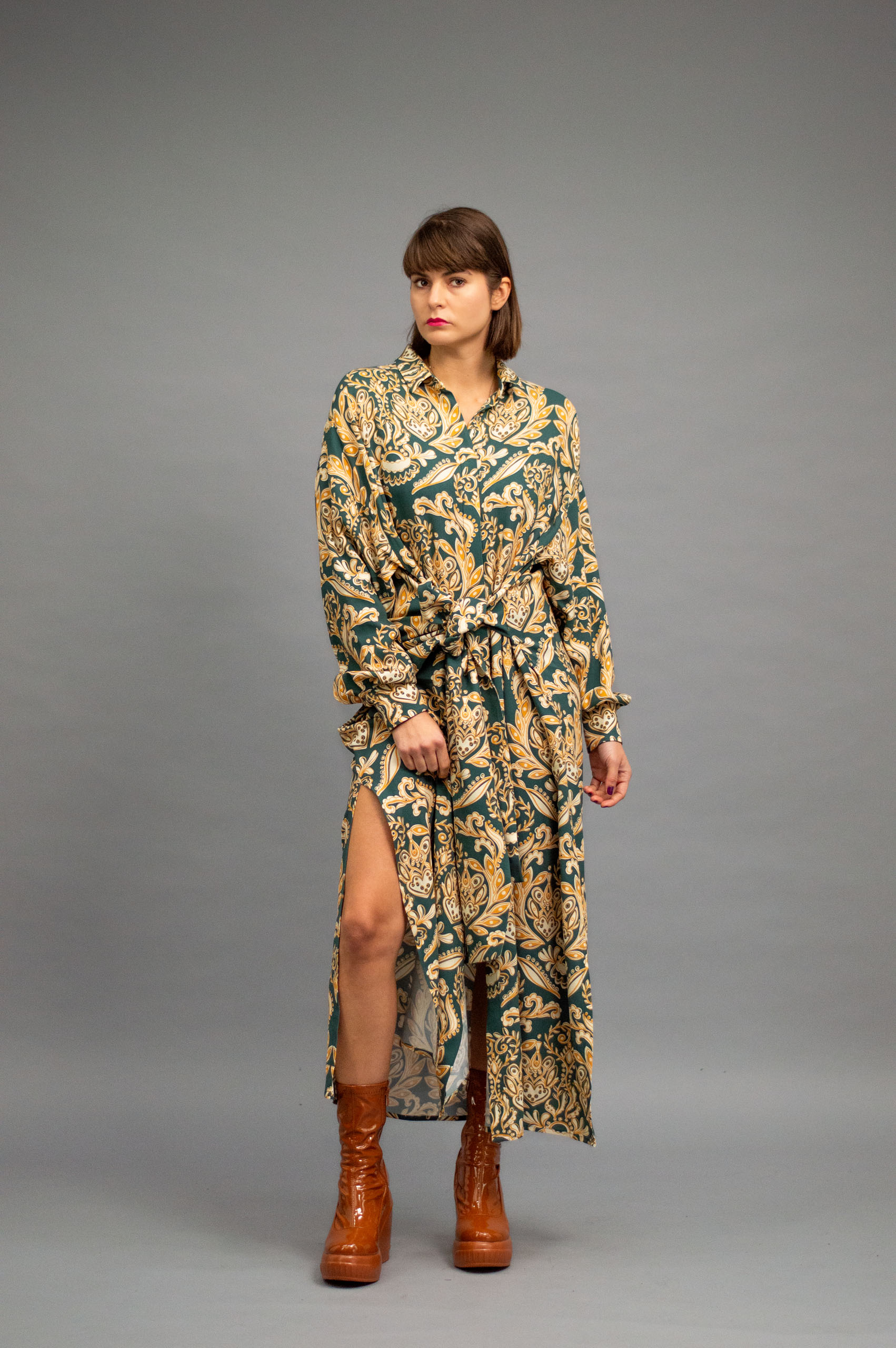 jkh-dunyawrap-green-2 JKH identity wrap shirt dress dress