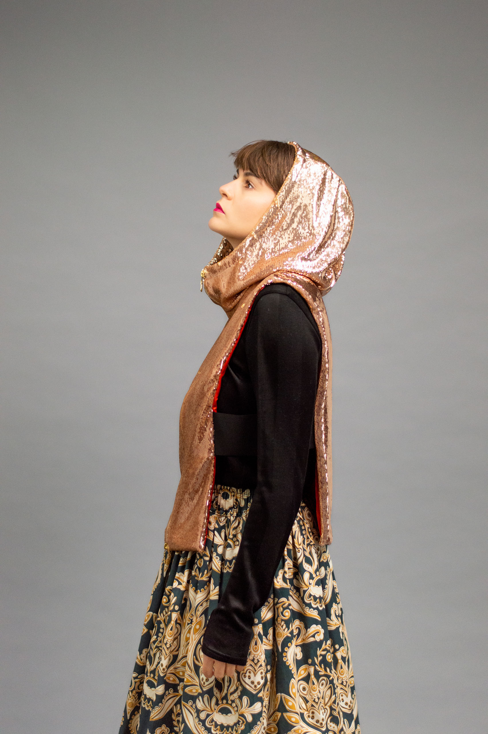 jkh-glitter-hoodvest-3 JKH identity hooded vest gold sequins