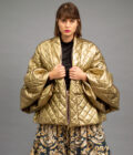 JKHidentity gold quilted jacket