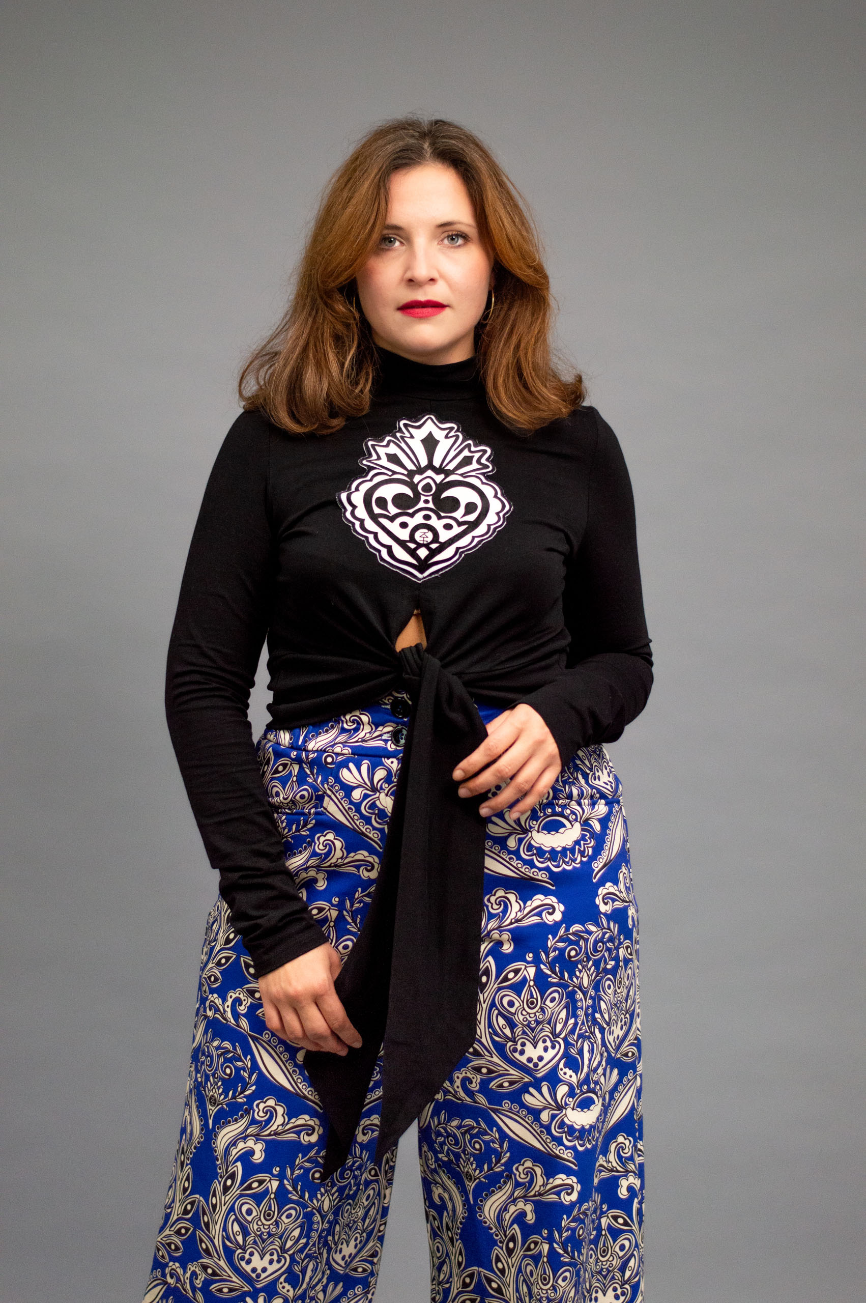 jkh-hearttshirt-black-3 JKH identity black tie wrap top