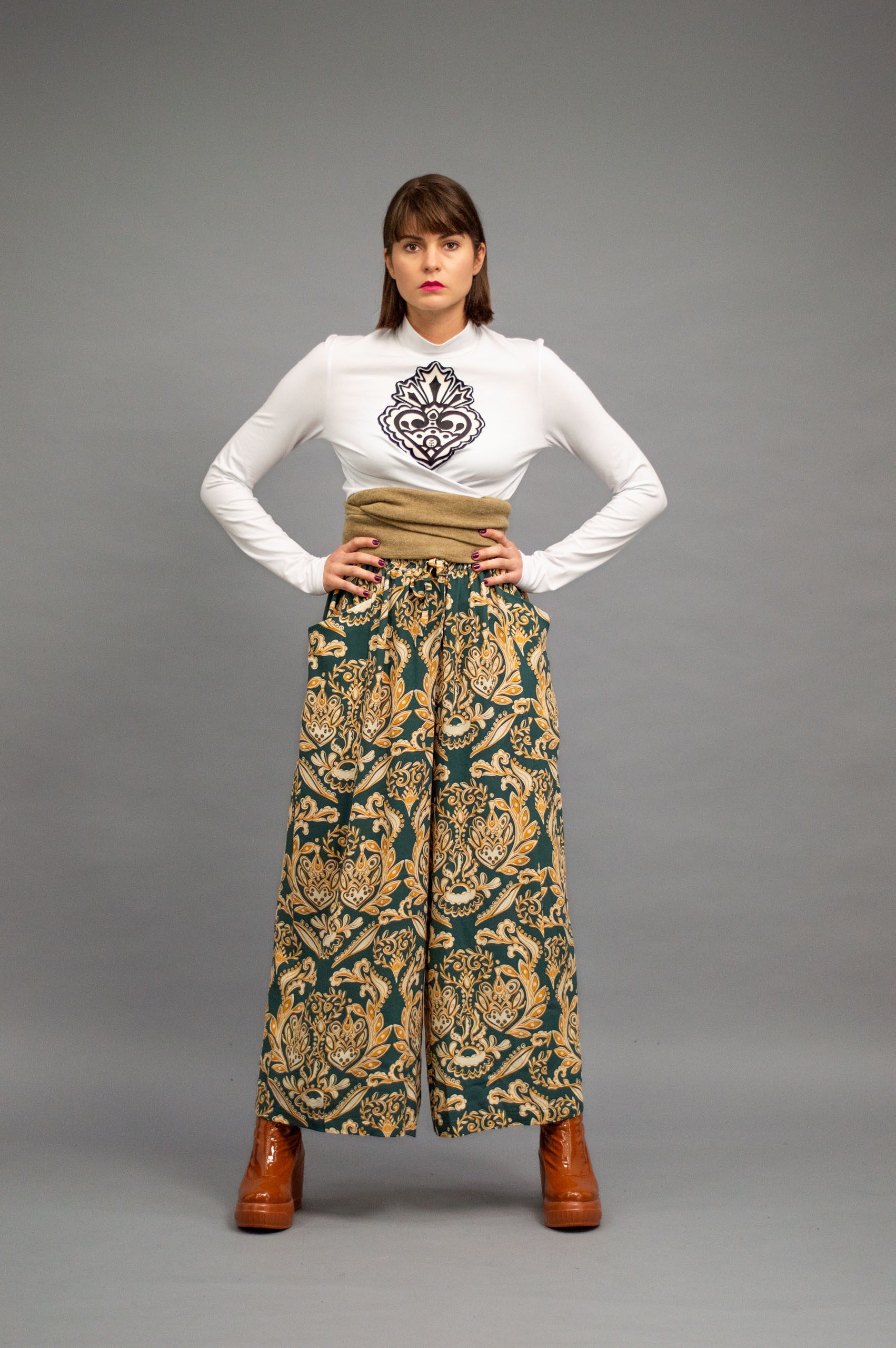 jkh-helena-greentrousers-4 JKH wide helena trousers with green print