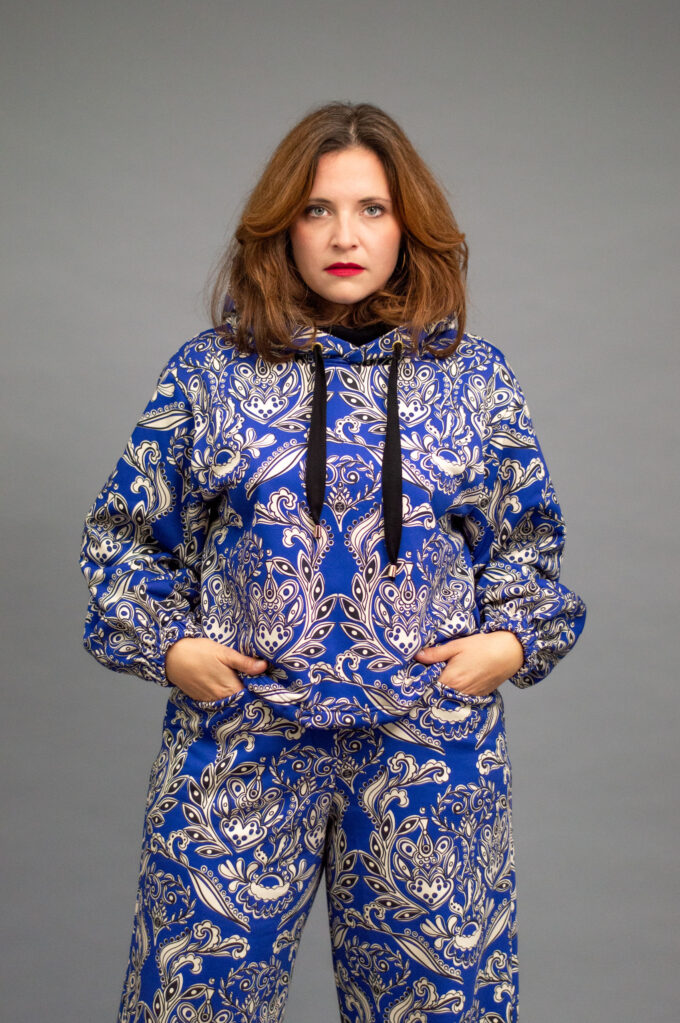 JKH identity print hoodie