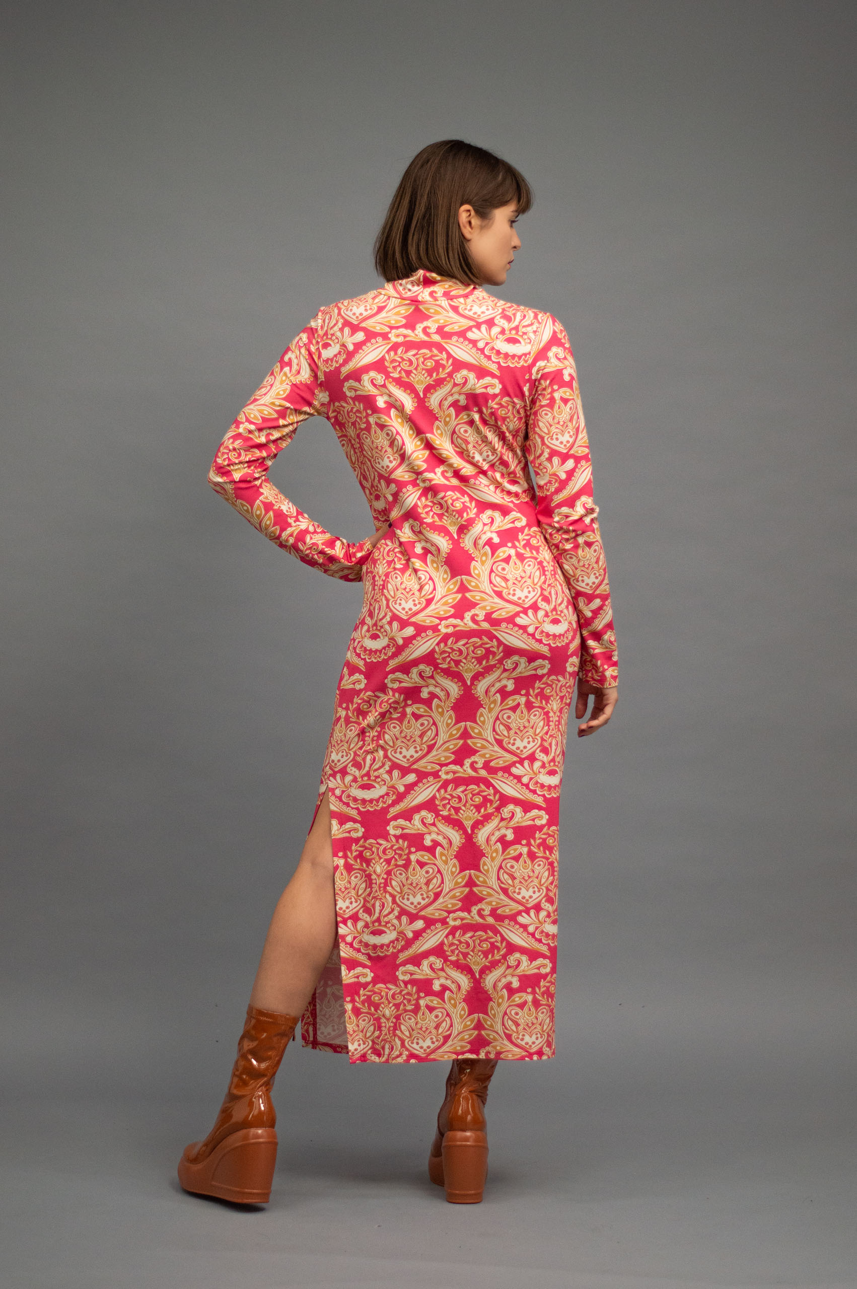 jkh-maxiknotdress-pink-4 JKH identity maxi knot dress green print