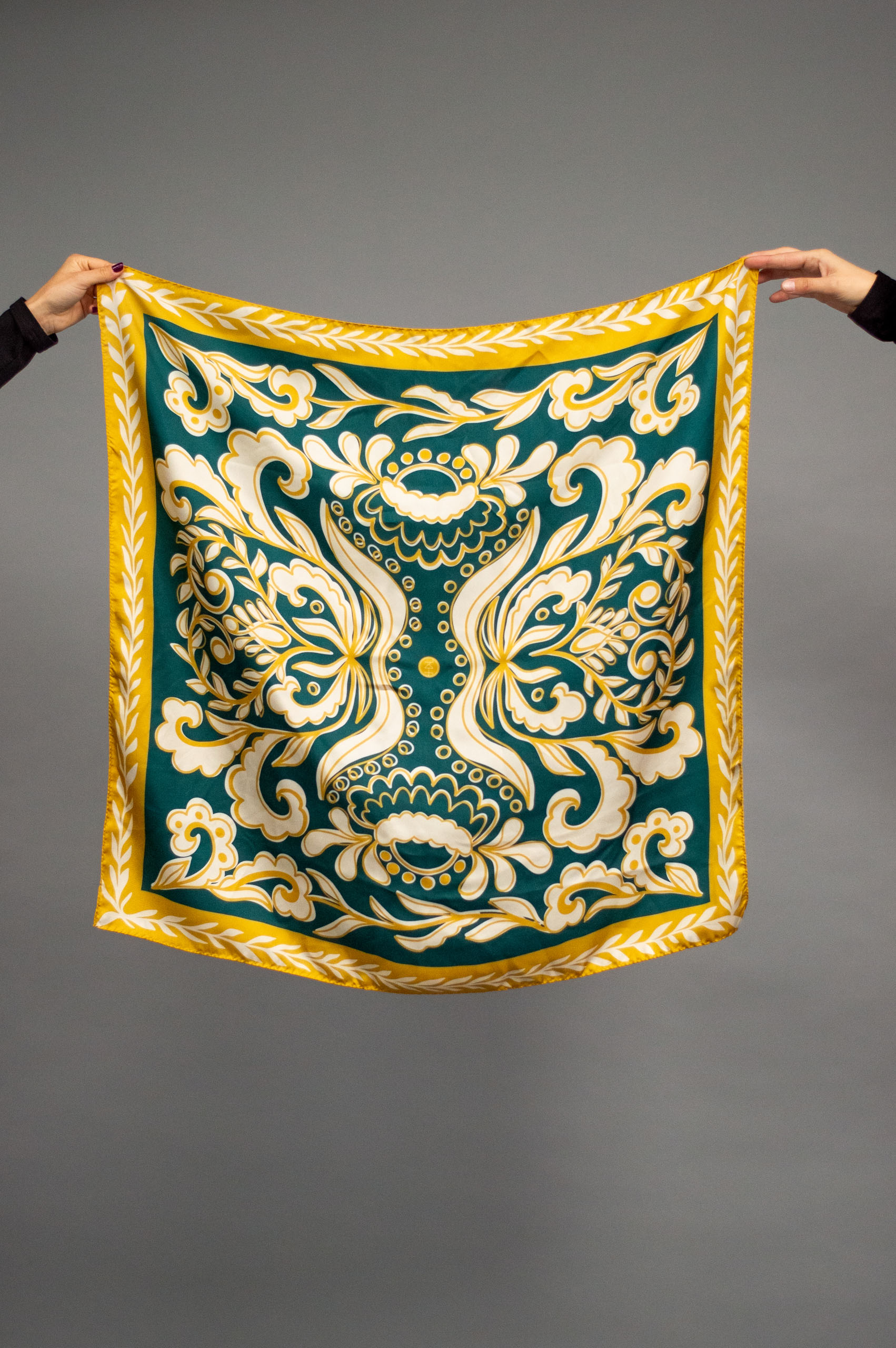 jkh-silkscarf-green-2 JKH identity silk scarf made in Italy