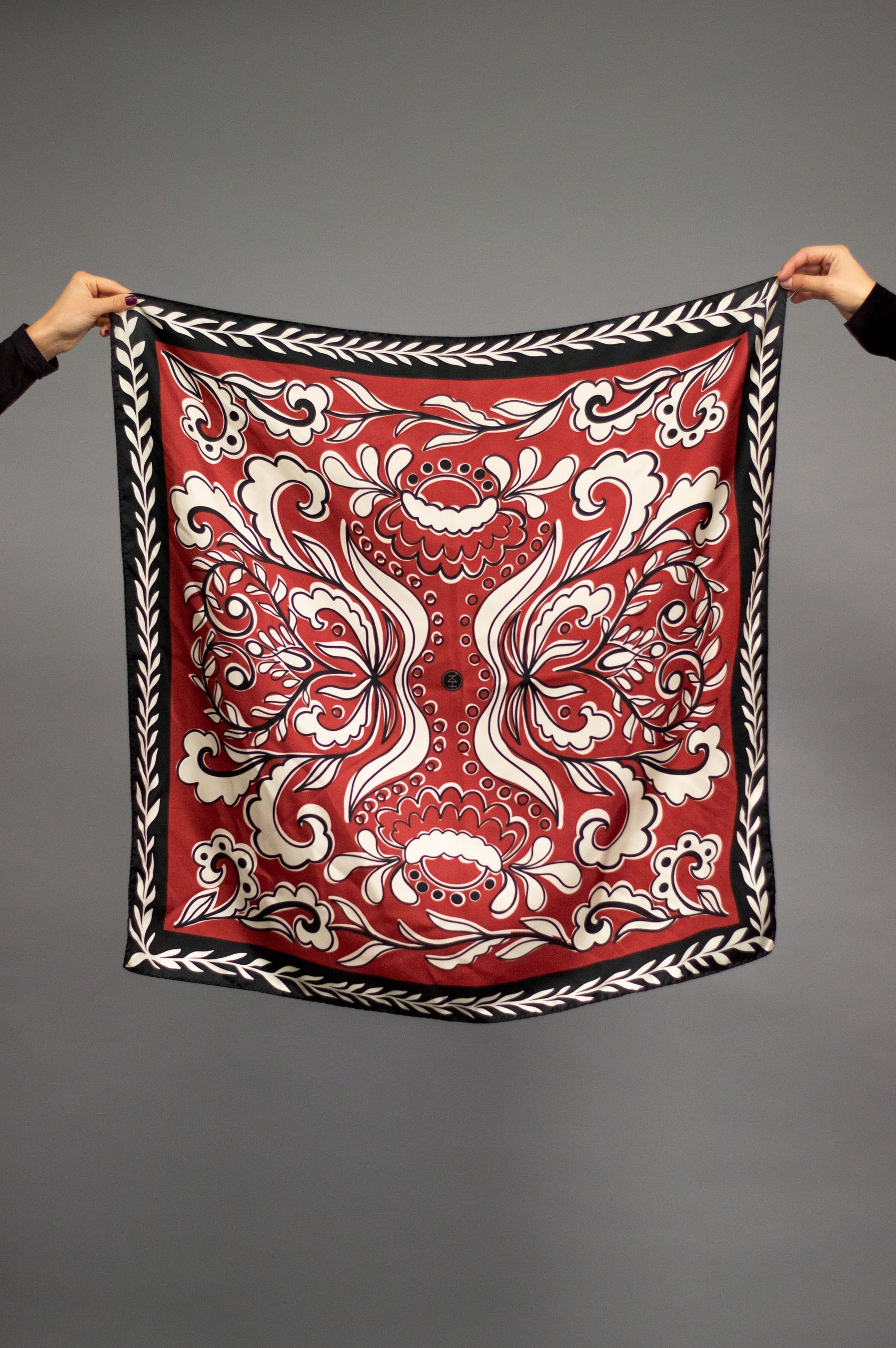 jkh-silkscarf-red-3 JKH identity silk scarf in red