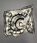 JKH identity silk printed scarf