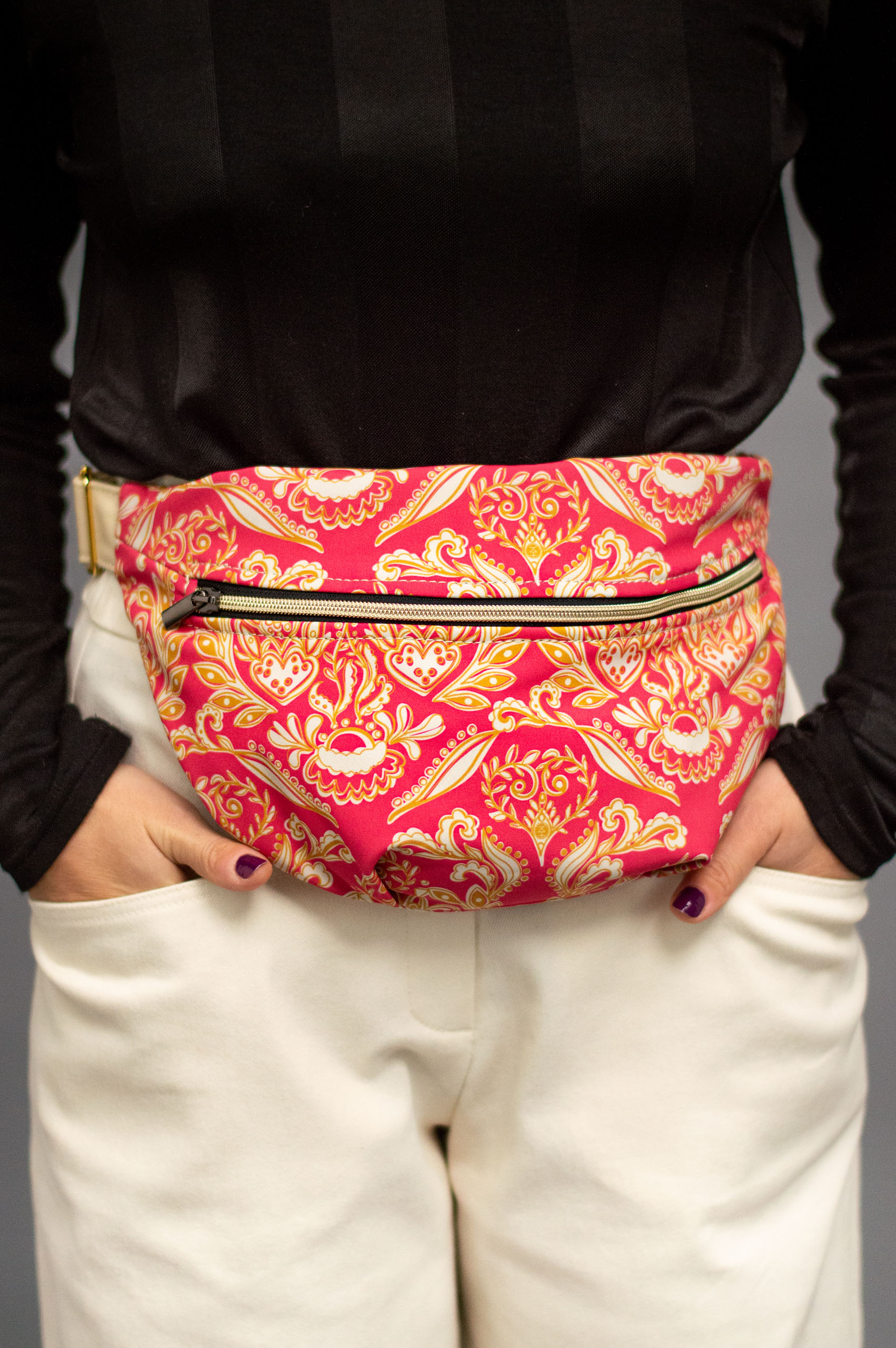 jkh-tosl-pink-2 JKH identity pink belt bag with leather belt