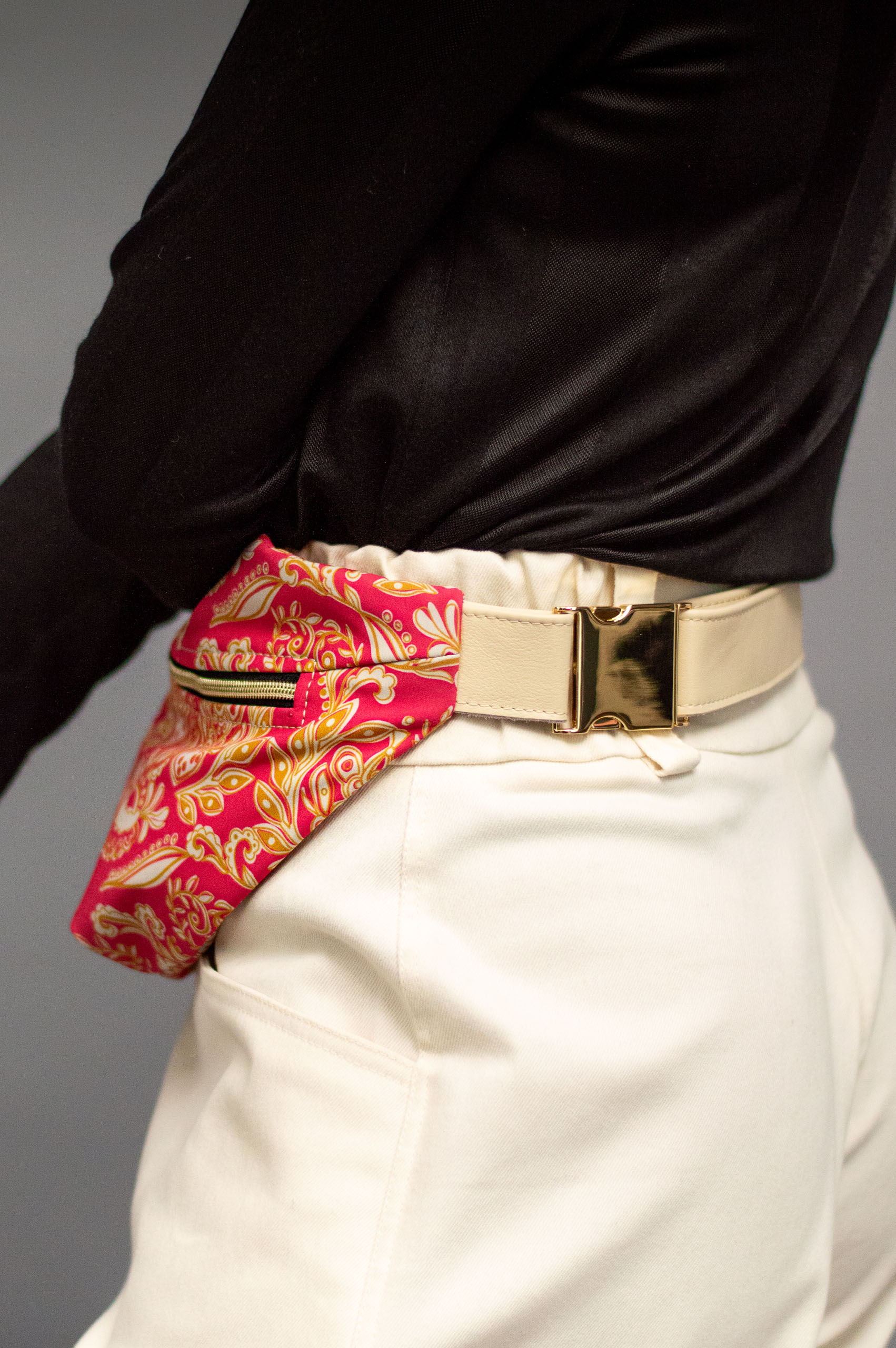 jkh-tosl-pink-3 JKH identity pink belt bag with leather belt