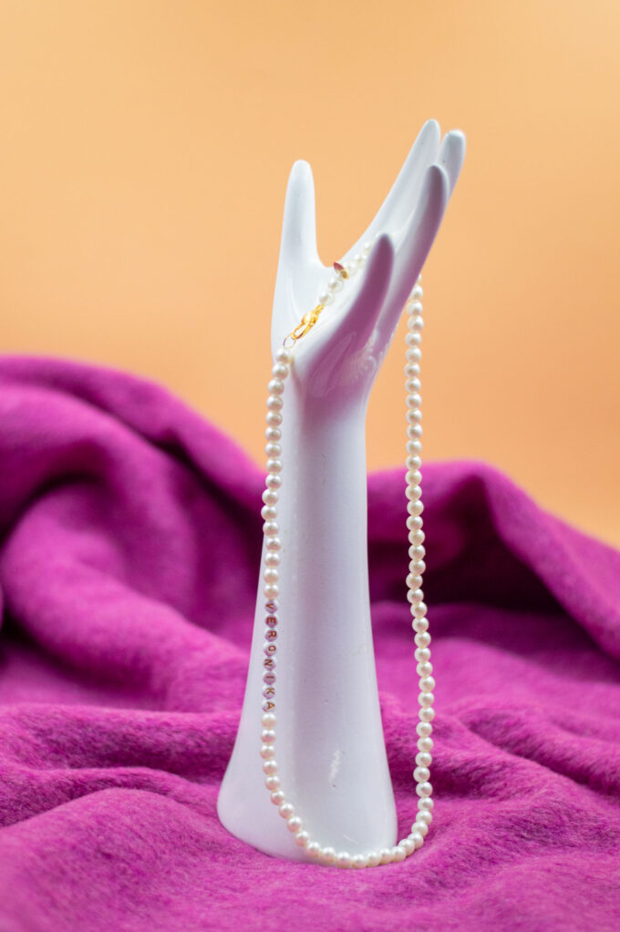 JKH identity short necklace