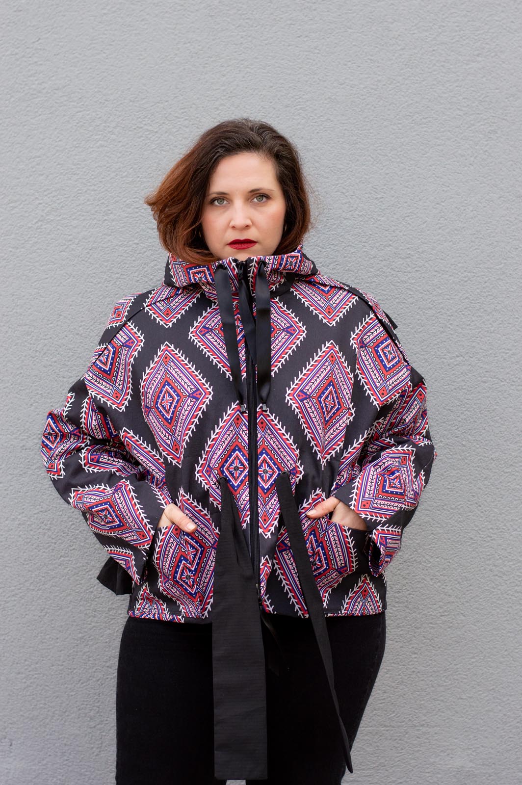 JKH identity parka jacket cotton gabardine