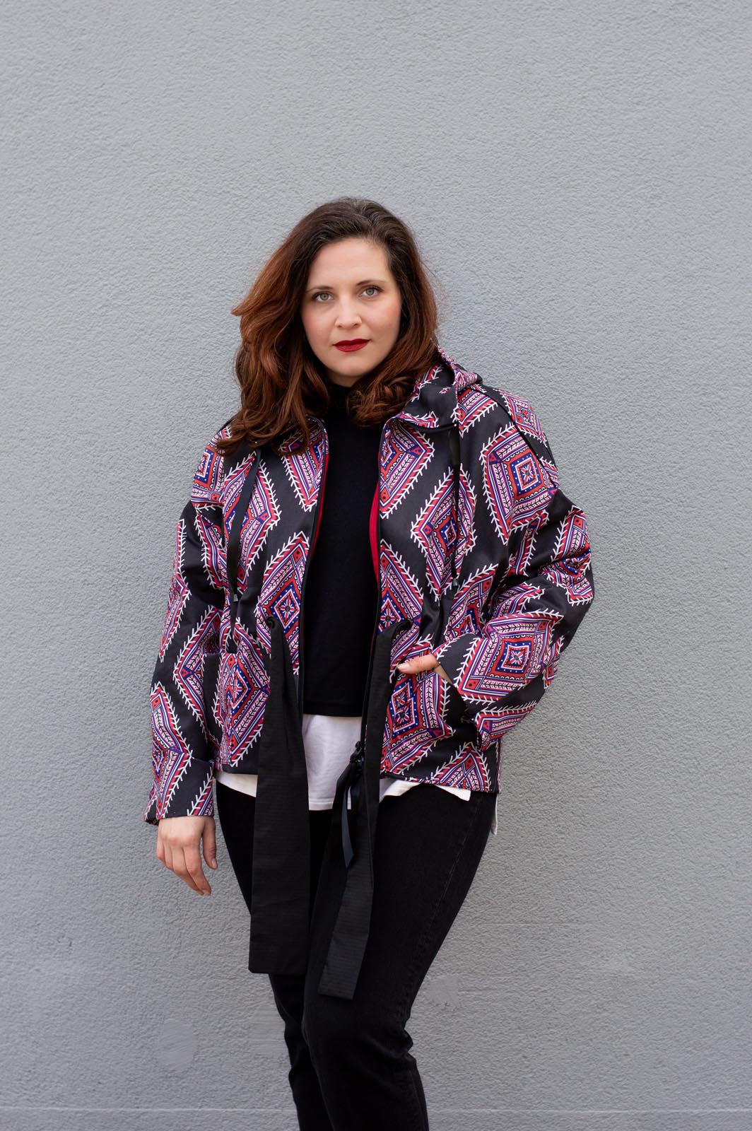 JKH identity parka jacket cotton gabardine