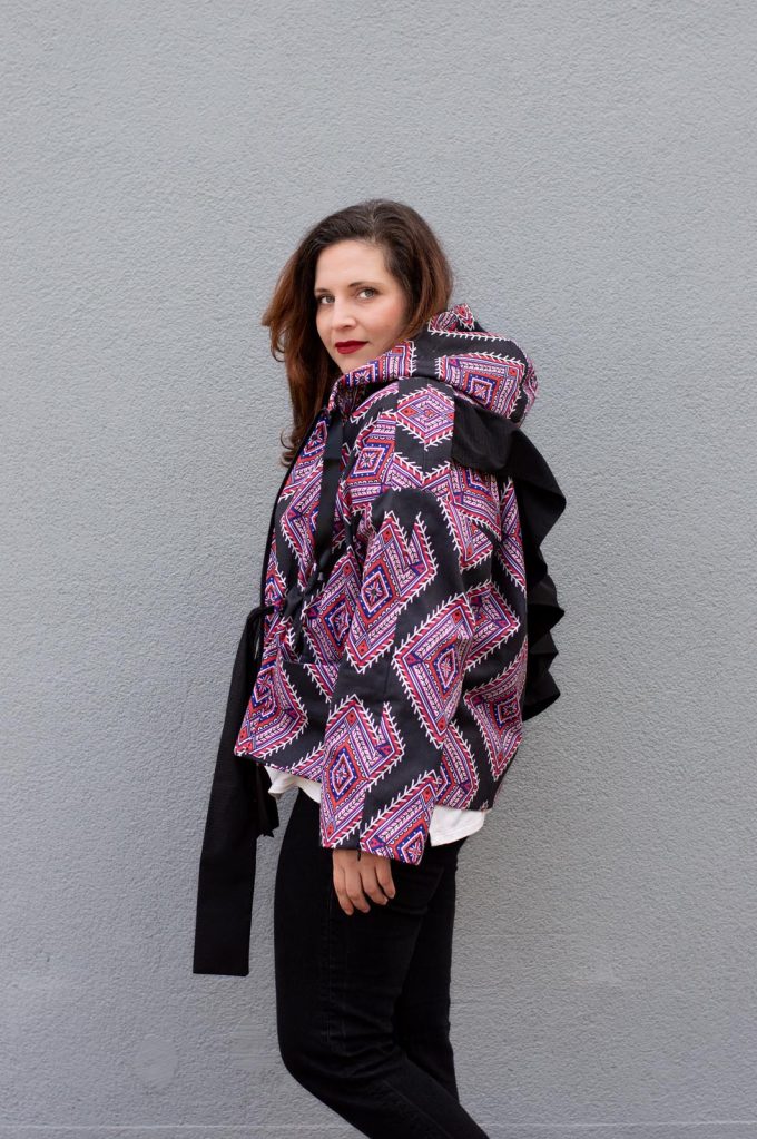 JKH identity parka jacket cotton gabardine