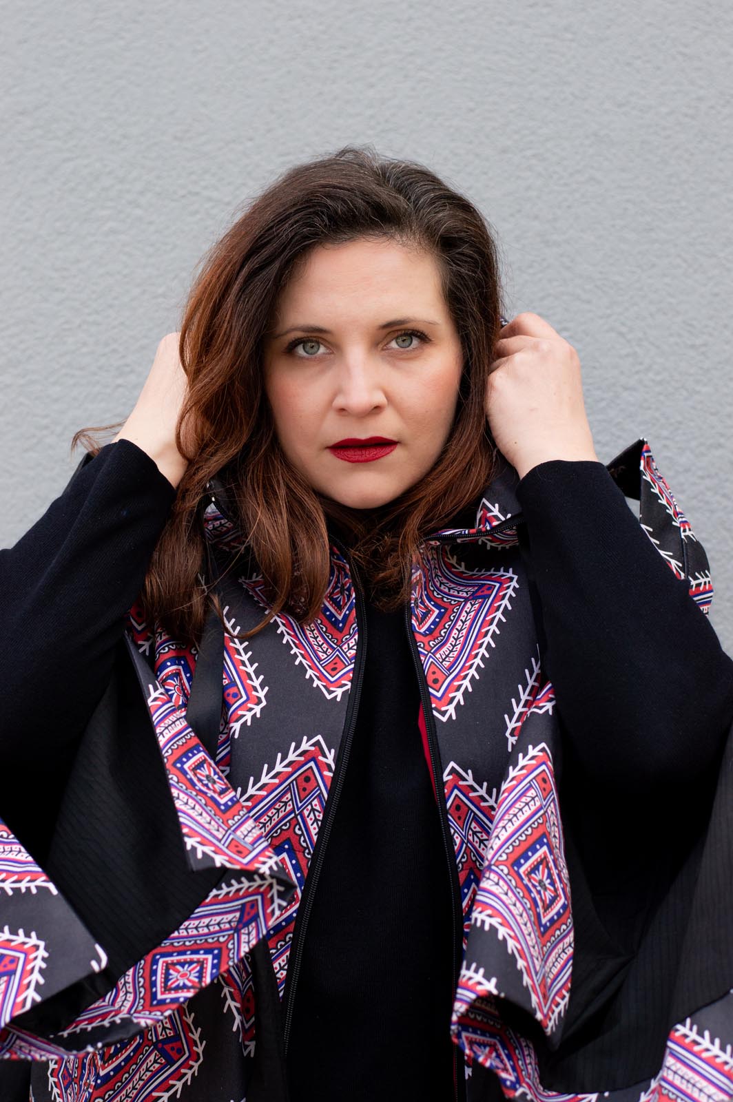 JKH identity parka jacket cotton gabardine