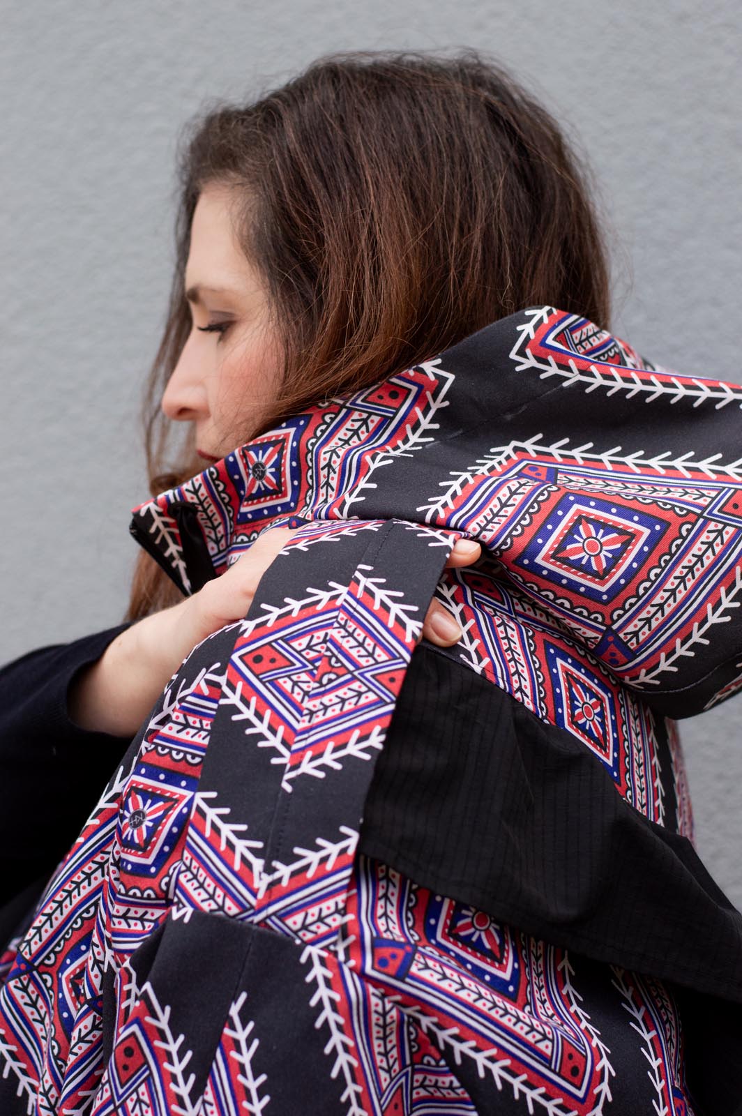 JKH identity parka jacket cotton gabardine