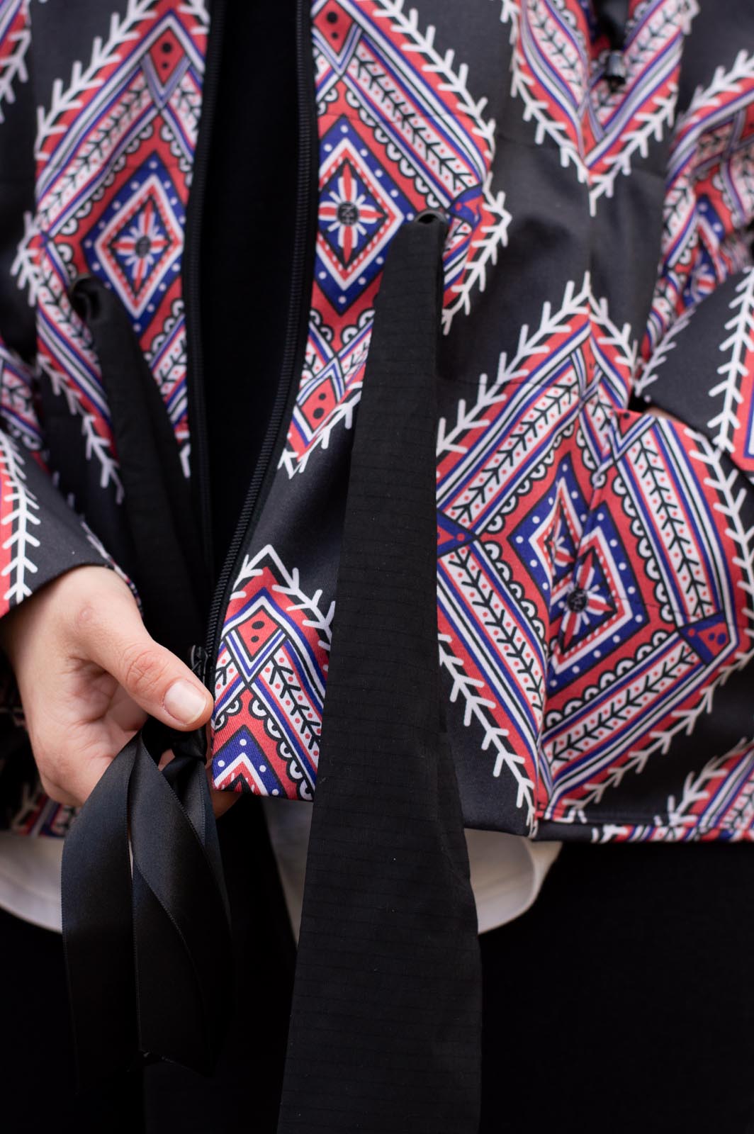 JKH identity parka jacket cotton gabardine