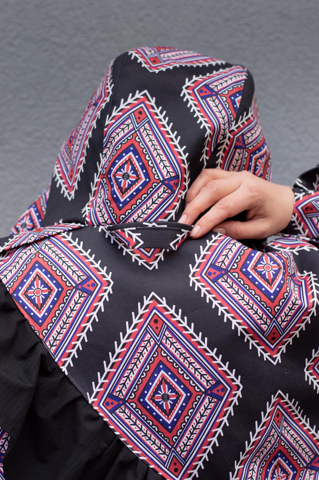 JKH identity parka jacket cotton gabardine